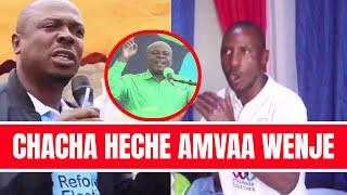 MAZITO KWELIKWELI CHACHA HECHE AMVAA WENJE, AFUNGUKA MAZITO KUHUSU JOHN HECHE