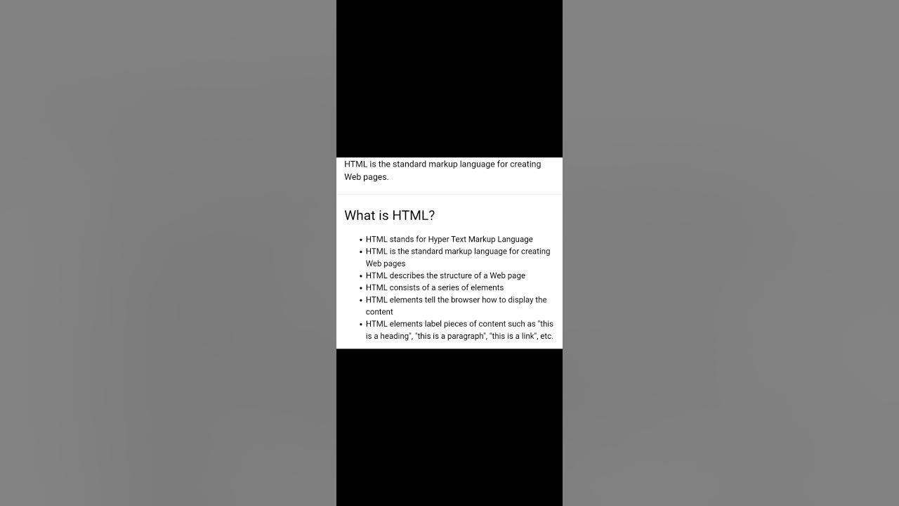 what-is-html-and-its-elements-html-tutorial-no-2-youtube
