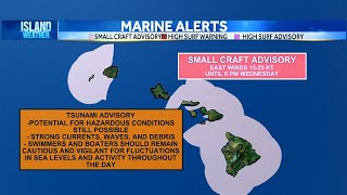 Wednesday Morning Tsunami Update | Advisory still in effect across the state