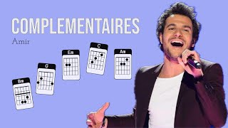 Complémentaires - Amir cover guitare avec les accords