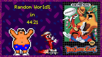 ToeJam & Earl (Genesis) Random World% Speedrun in 44:21 | Current PB
