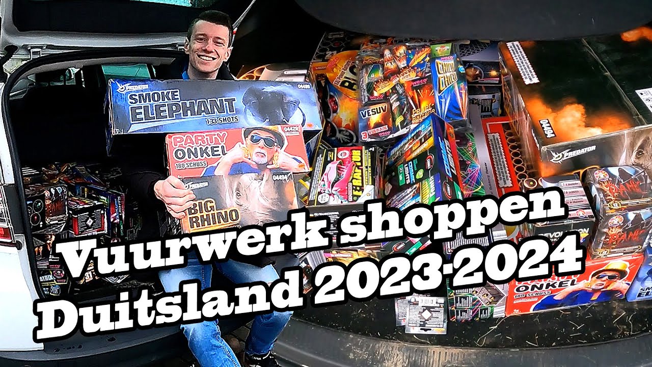 VUURWERK SHOPPEN DUITSLAND 2023-2024 XXL VIDEO
