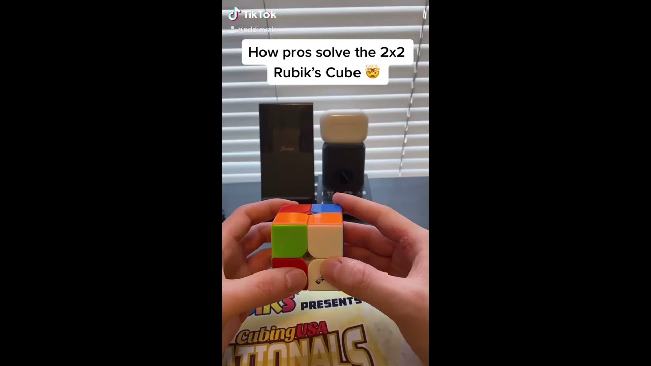 How Pros Solve The 2x2 Rubik S Cube 