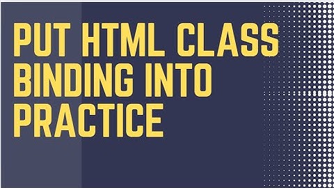 JavaScript Developer Certification Maintenance | Put HTML Class Binding into Practice