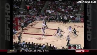 Michael Finley Half-Courter - 3/14/09 - Spurs vs Rockets