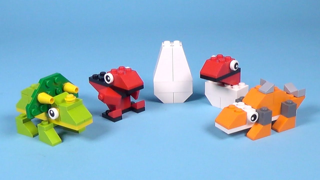 To Lego BABY DINOS - 10664 Lego Bricks and More Creative Tower Tutorial -