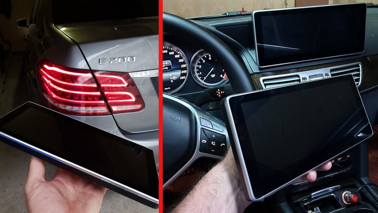 Распаковка Большой Android Экран (COMAND AUDIO) для Mercedes W212, W204