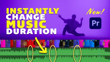 New in Premiere Pro! Change Music To Any Duration with REMIX