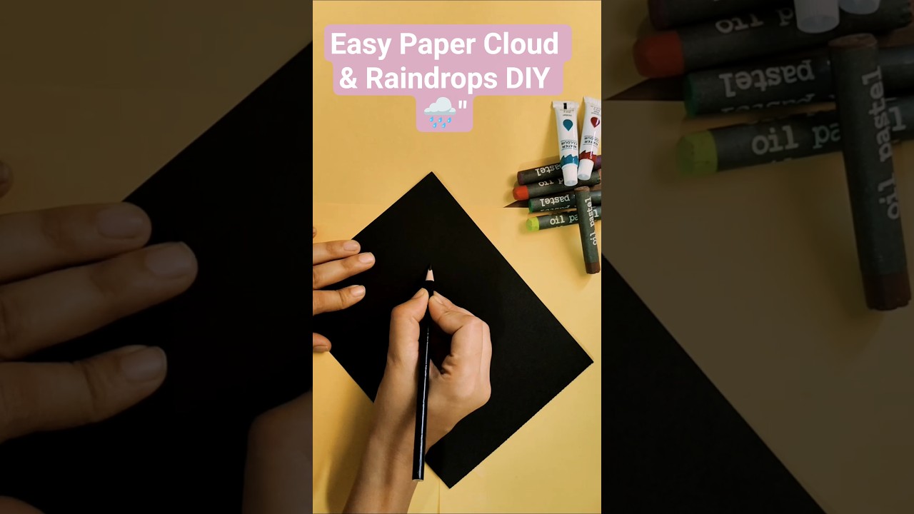 How To Make clouds  Raindrops 🌧️