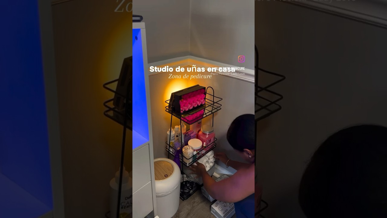 Mi studio de uñas en casa capítulo 2| zona de pedicure| 