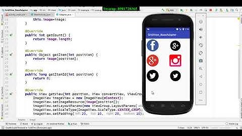 GridView to display Image using BaseAdapter in Android