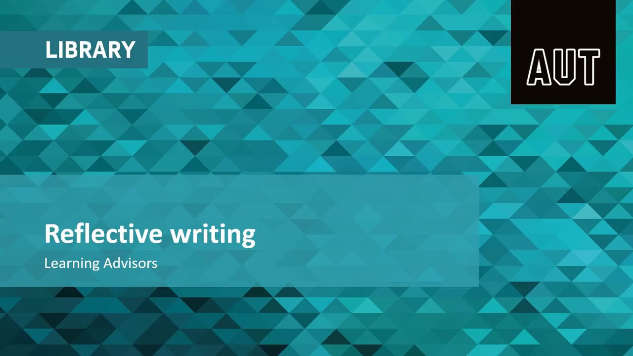 Video on reflective writing