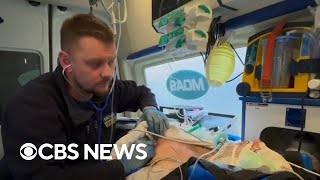 CBS News travels with paramedics treating Ukrainian troops