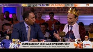 First Take | Paul Finebaum &quot;King of the South&quot; INSISTS that Clemson win tonight. Dabo Swinney&#39;s No.1