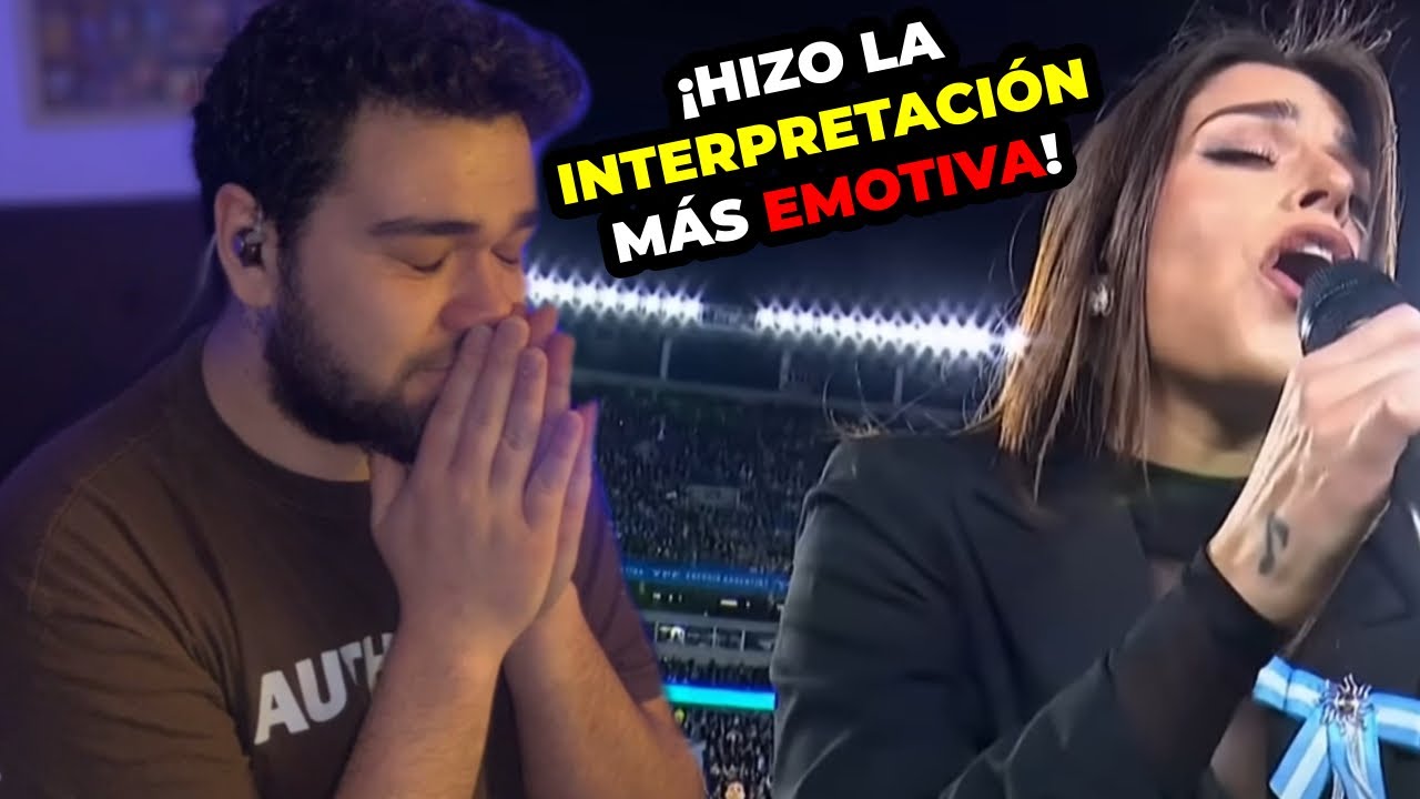 ¡Euge me hizo terminar LLORANDO! // Eugenia Quevedo - Himno Nacional Argentino // REACCIÓN 