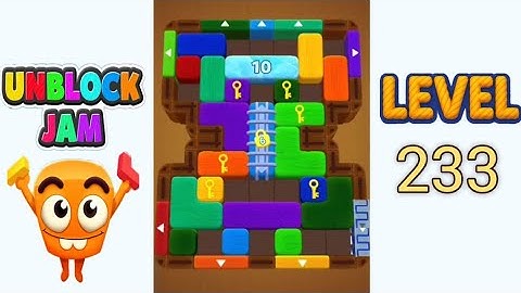 Unblock Jam Level 233 Walkthrough Solution