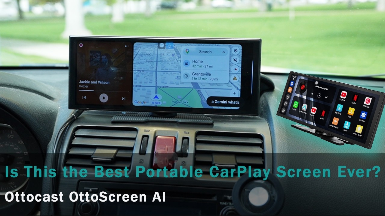 OttoScreen AI | Portable Smart Display for Vehicle Upgrade - YouTube