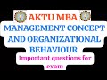 MCOB / REPEATED QUESTIONS/ MBA REVISION/ IN HINDI #aktumba #aktuexam