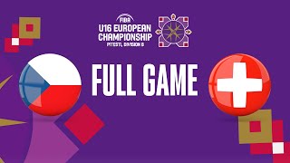 Czech Republic v Switzerland | Full Basketball Game | FIBA U16 European Championship 2023