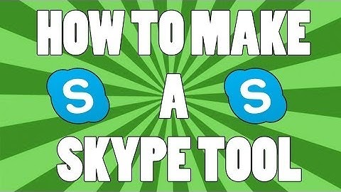 [CONNECTING] Part.1 How To Make A Skype Tool