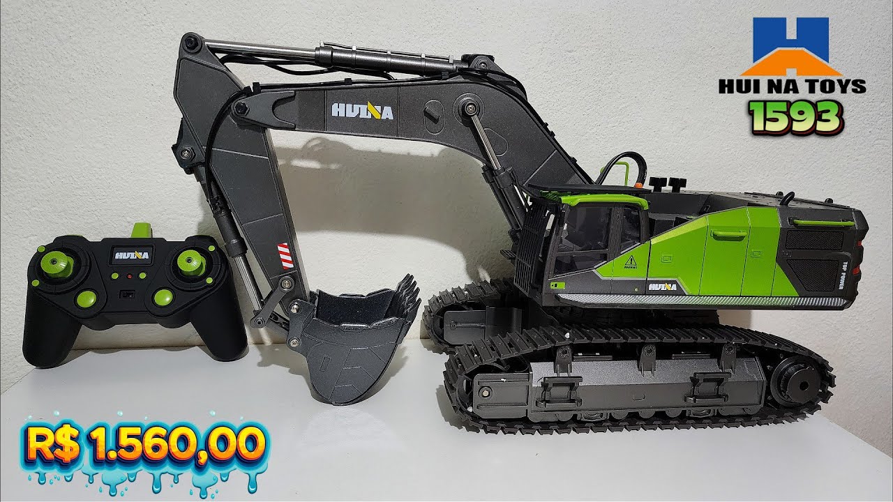Review of the Huina 1593 Remote Control Excavator - Huina 1593 RC