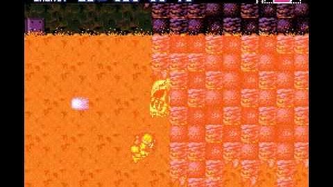 Super Metroid - How to pass through the lava whitout a suit!