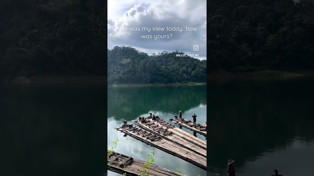 📍Khao Sok National Park in Thailand