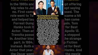 John Travolta Rejected Three Movies. All Three Went to the Same Actor. And That Actor Tom Hanks