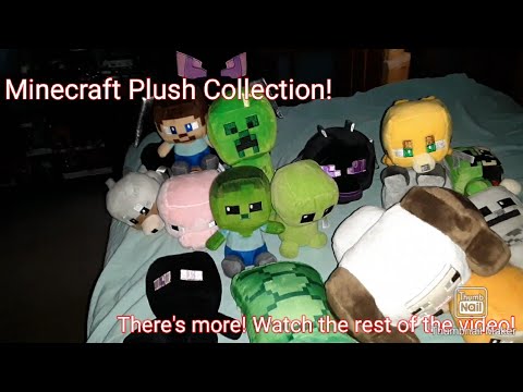 minecraft plush collection