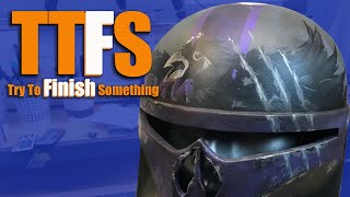 TTFS: Creating An Insignia On A Custom Raven Mandalorian Helmet