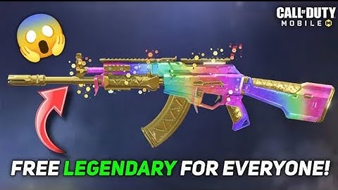 FREE KN-44 Color Spectrum legendary gun For Everyone? maybe glitches or bug? COD MOBILE