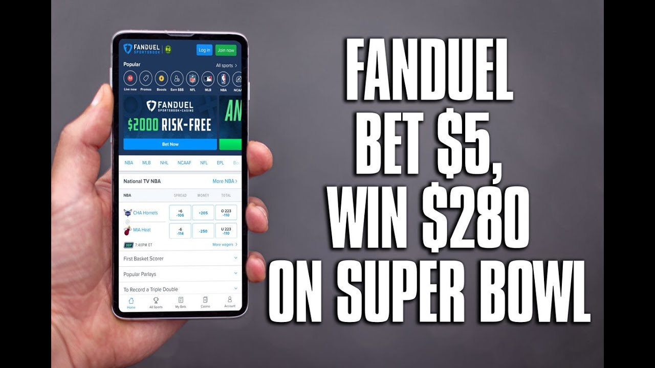 FanDuel Sportsbook Super Bowl 56 Promo 561 Odds YouTube