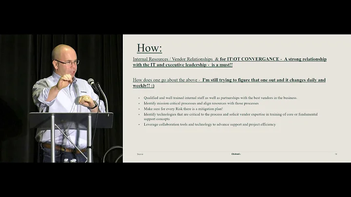 IT/OT Convergence Linking Legecy to Industrial IoT Reality: Hype vs Reality - ARC Forum Orlando 2019