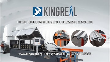 KINGREA Light Steel Keel Roll Forming Machine,  C/U Channel Steel,  L-shape channel machine