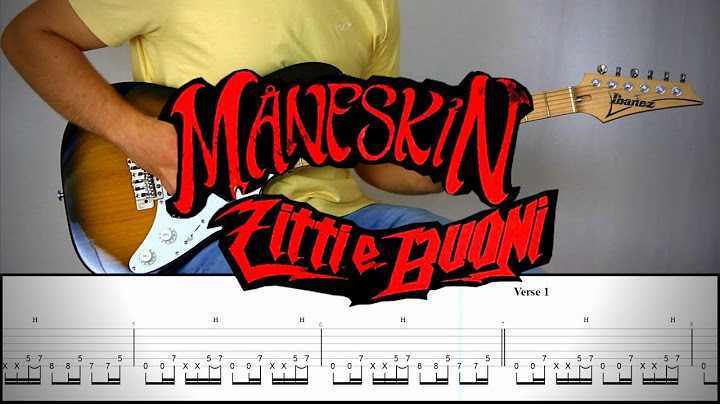 ZITTI E BUONI Guitar version - Guitar performance video thumbnail