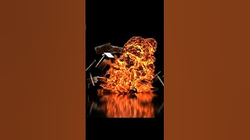 First Simulated Explosion 💥 #davinciresolve #houdini #vfx #simukation #learningvfx