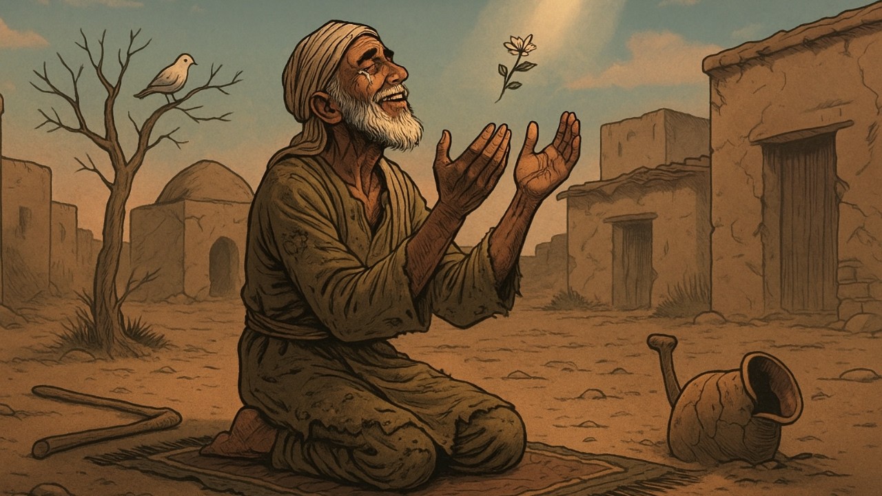 القصة المثيرة: الرجل الذي ظلّ يشكر الله رغم البلاء، فكانت نهايته كرامة | قصة ستغير حياتك
