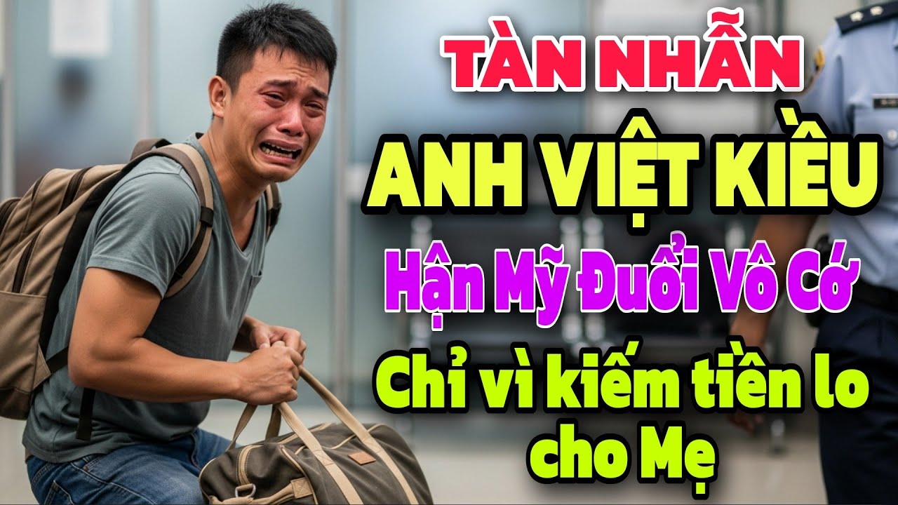 ANH VIỆT KIỀU HẬN NƯỚC MỸ ĐUỔI VÔ CỚ CHỈ VÌ ANH MUỐN KIẾM TIỀN LO CHO MẸ