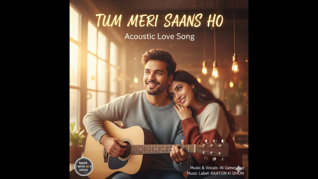 Tum Meri Saans Ho 💖 | Love Song | Acoustic Guitar | Hopeful Romance
