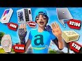 Every Death I BUY a Random Item from Amazon in Fortnite...