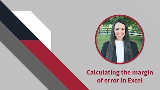 Calculating the margin of error in Excel screenshot 4