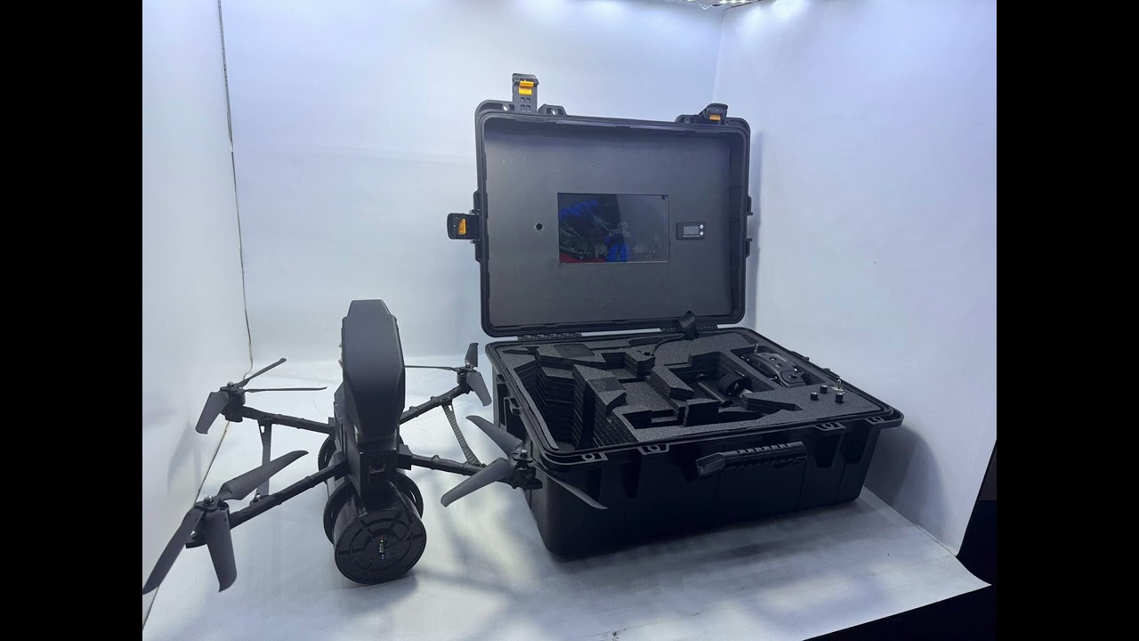 Our 10 Km Range Fiber Optic Cable FPV Drone.. Beyond The Lines...