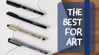 My Top 4 Favorite Drawing Pens - 2020