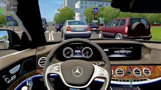 City Car Driving - Mercedes-Benz S600 Maybach | Fast Driving screenshot 1