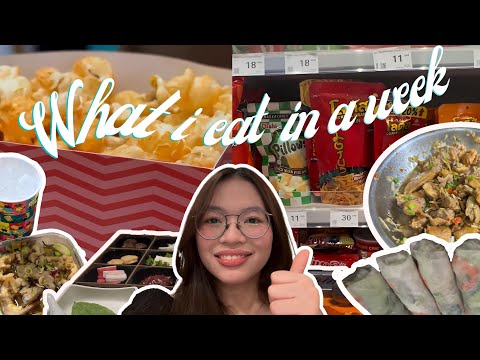 WHAT I EAT IN A WEEK | Kitchen vlog | Triển lãm Hokusai, món ăn Việt Nam, tips, skincare, makeup,...