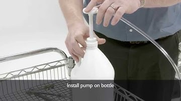 Installation using the MULTI SEAL 1 oz pump for gallon bottles