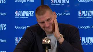 Denver Nuggets' Nikola Jokic Postgame Interview Game 5 vs. Minnesota Timberwolves