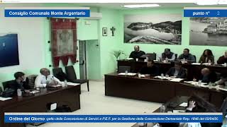Consiglio Comunale Comune Monte Argentario 03-10-2025