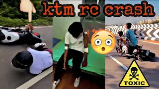 ktm rc crash status | ktm rc accident | ktm rc live accident #shorts #ktm #ktmrc #ktmlover #ktmrc390