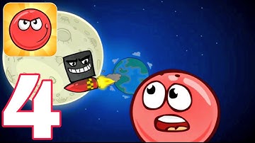 Red Ball 4 | All Levels 4 Battle For The Moon  | GamePlay Walkthrough Part 4 ( iOS, Android )